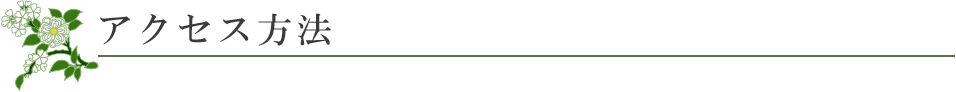 アクセス方法